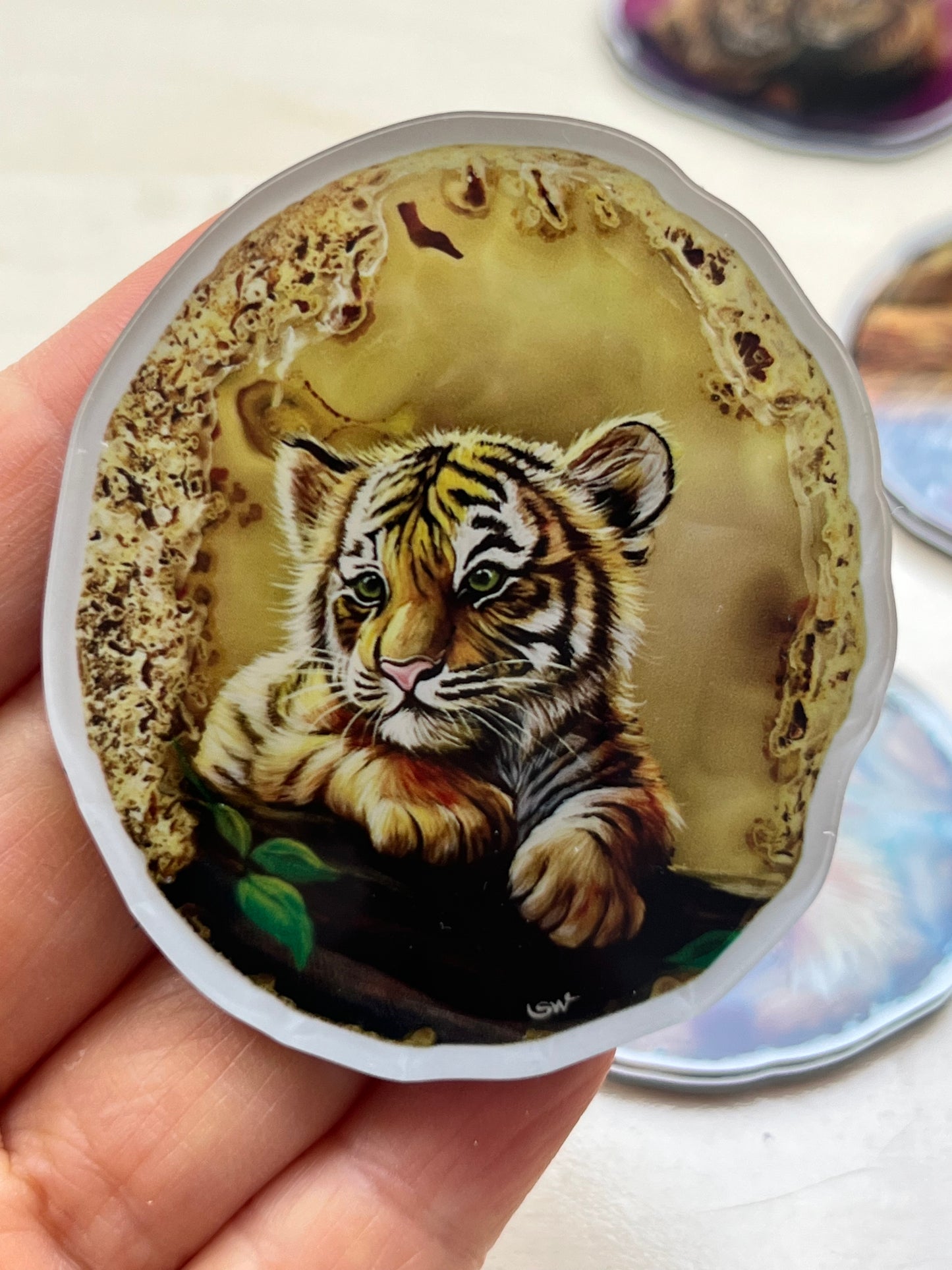 Kühlschrankmagnete, Der Tiger Kühlschrankdekoration, Kunstdruck