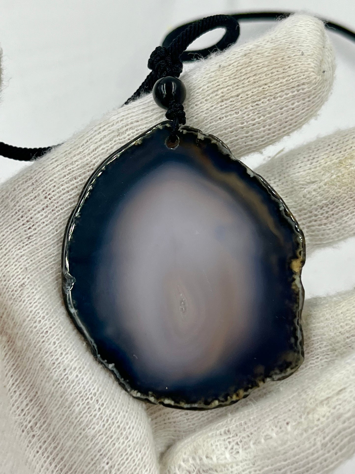 Einzigartige Anhänger /Der Adler /Achat/Hand bemalt Juwelen und tragbare Kunst /Natur Schmuck