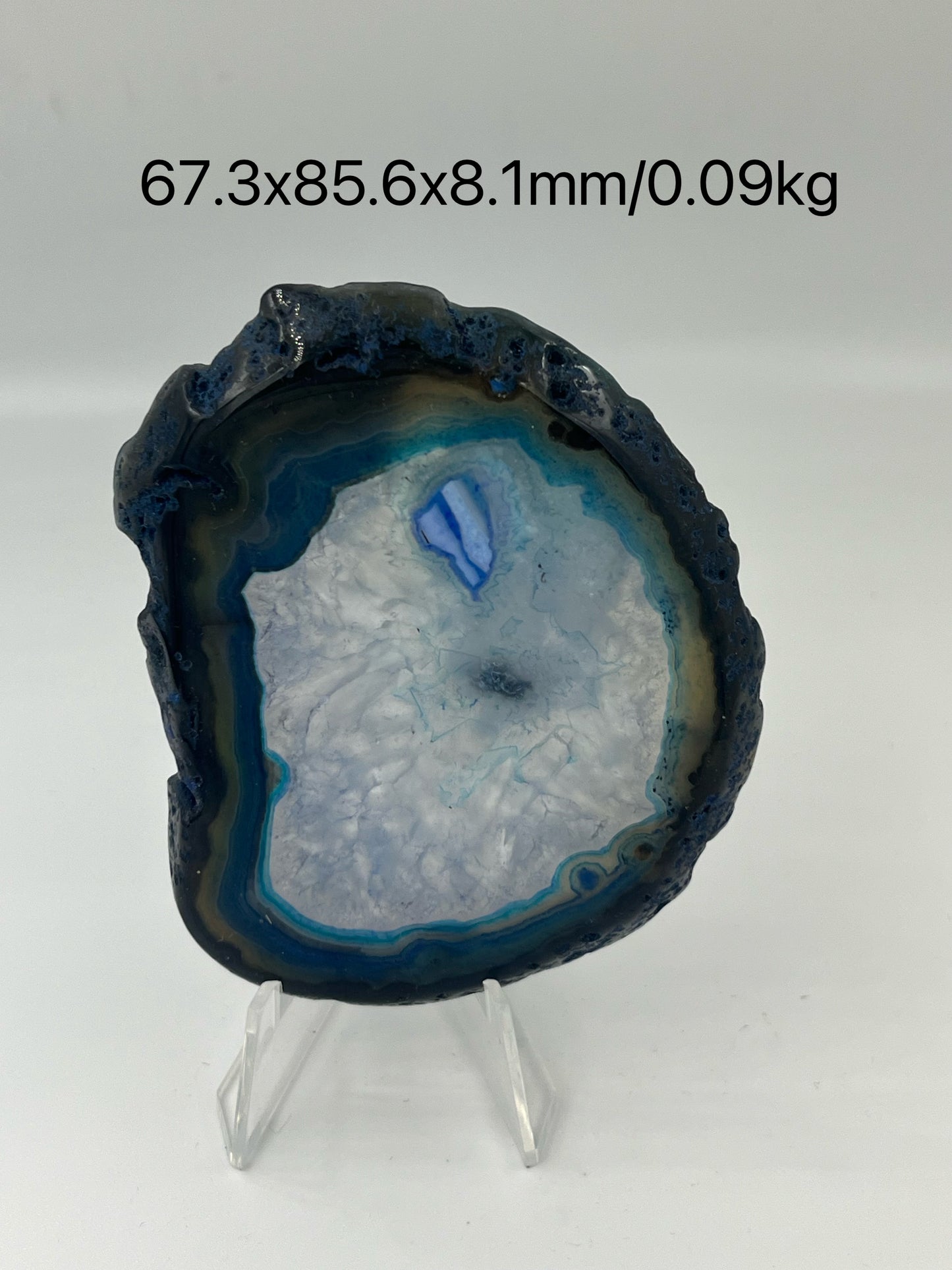 Verschiedene Größe Achatscheiben mit Acrylständer/ 7-13.5cm/wählen Sie aus der Aufstellung