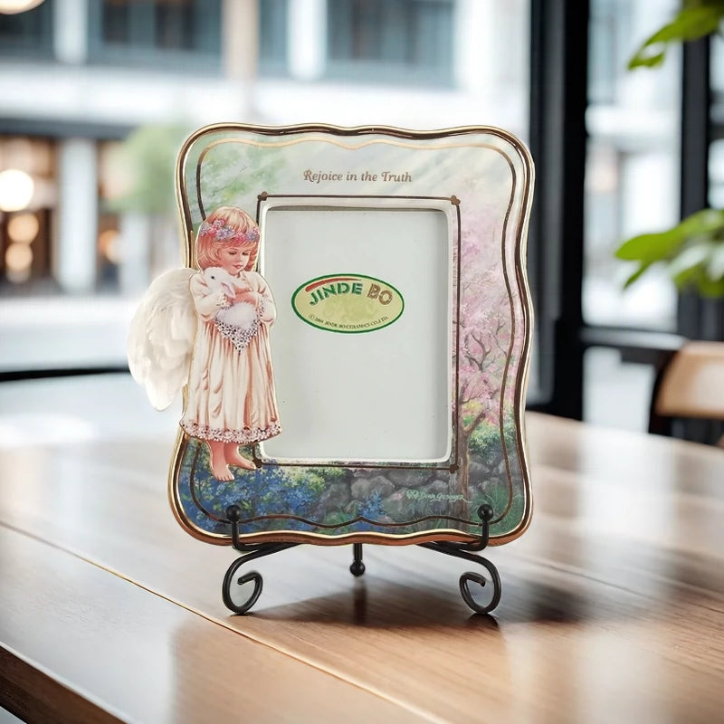 Schwarz Eisen Staffelei Ständer für Steine,dekorative Platte, Tischkunst 4Zoll-8Zoll