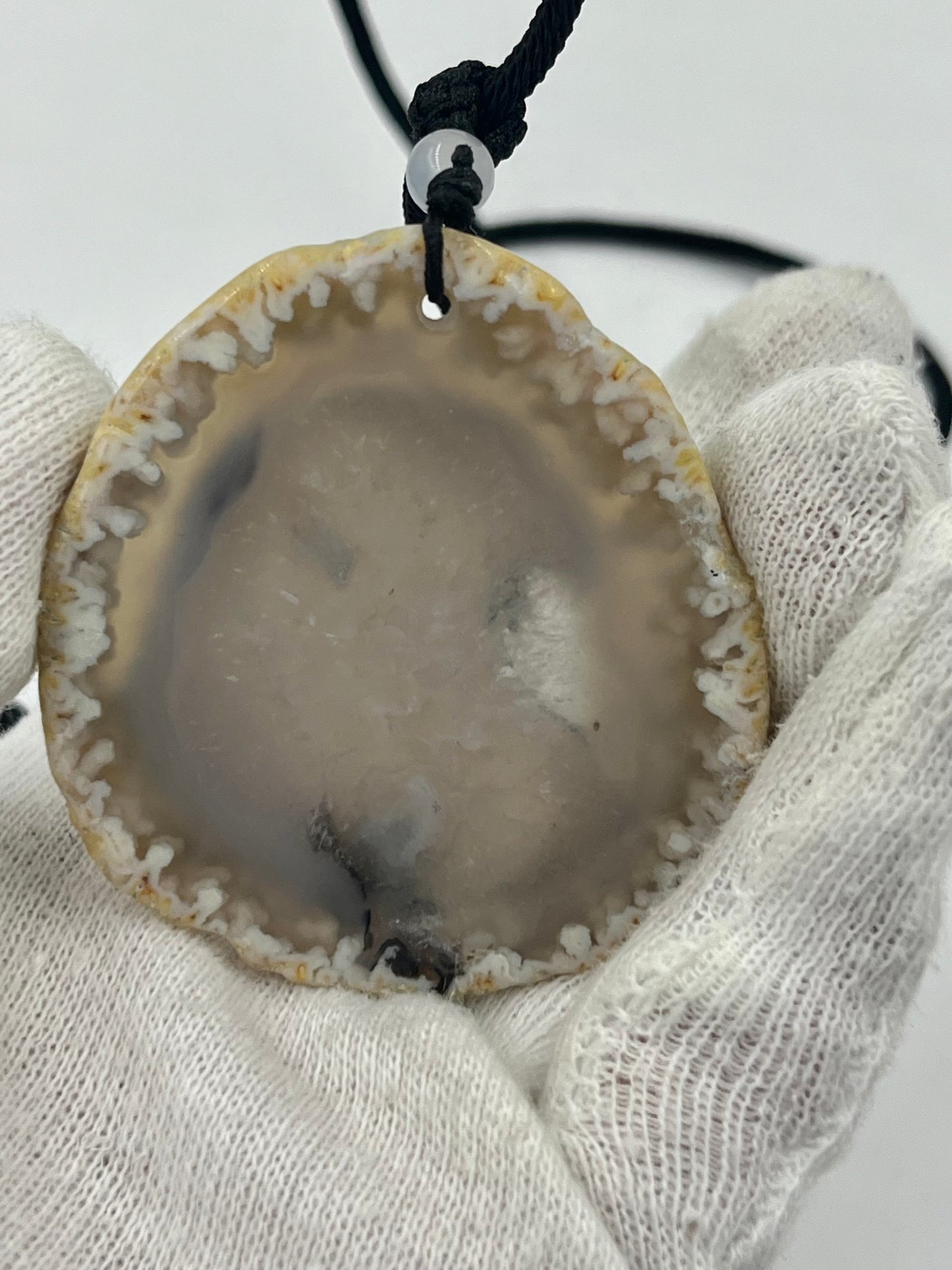 Einzigartige Anhänger /Der Adler/Achat/Hand bemalt Juwelen und tragbare Kunst /Natur Schmuck
