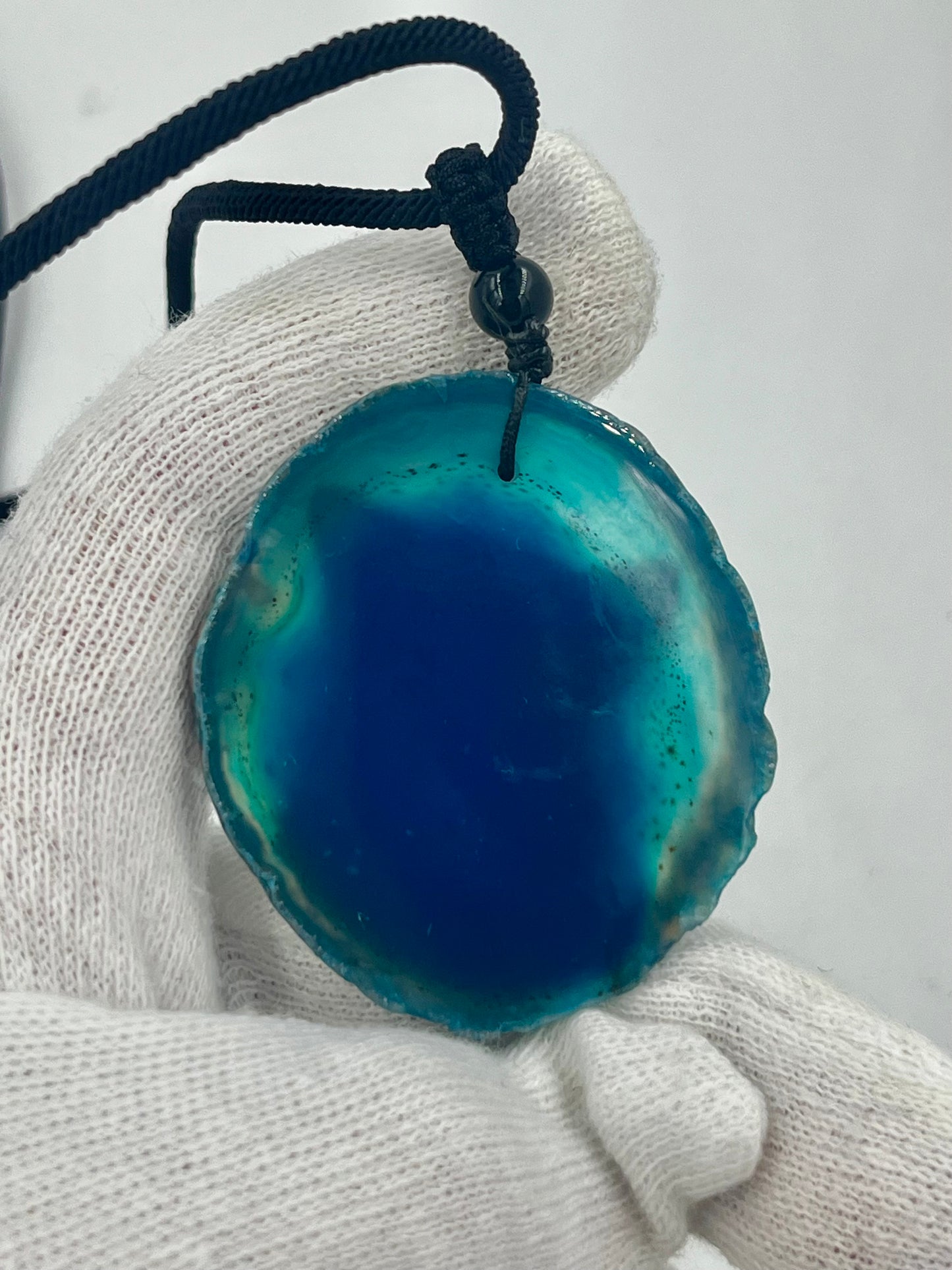 Einzigartige Anhänger /Der Fuchs/Achat/Hand bemalt Juwelen und tragbare Kunst /Natur Schmuck