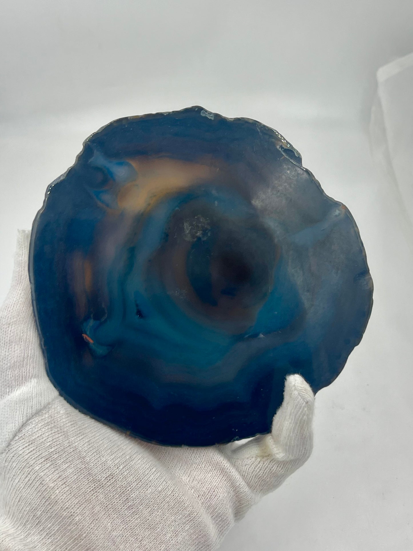 Einzigartige bemalt Achatscheibe/ ein liebevolles Löwenpaar /Hand bemalt /Deko/Tierpotrait/ink.Metallständer