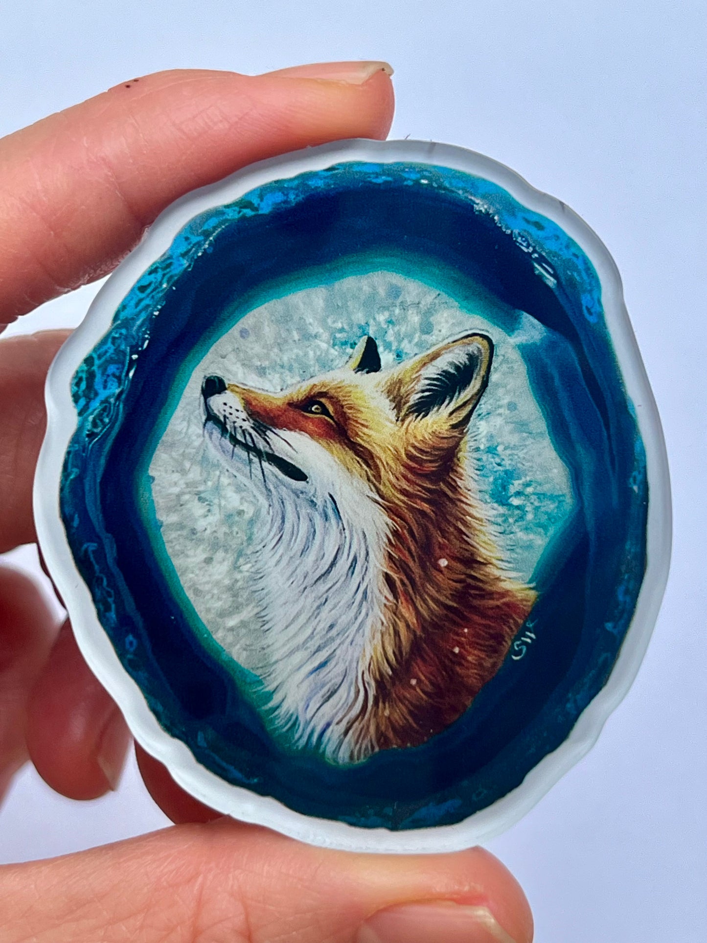 Kühlschrankmagnete, der Fuchs ,Kühlschrankdekoration, Kunstdruck