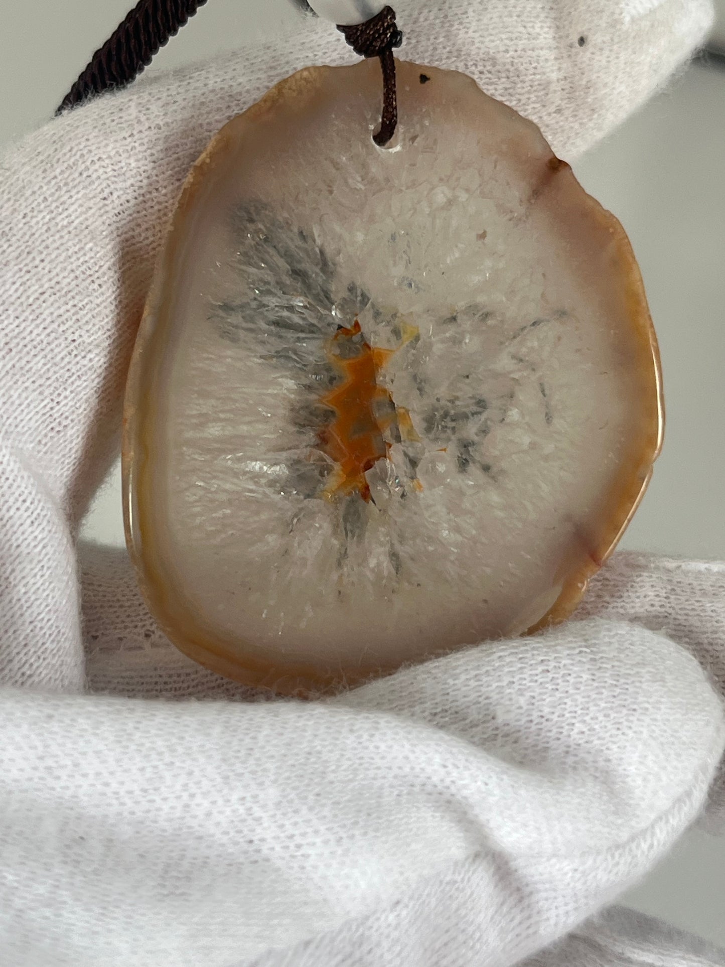 Einzigartige Anhänger /Der Biene/Achat/Hand bemalt Juwelen und tragbare Kunst /Natur Schmuck