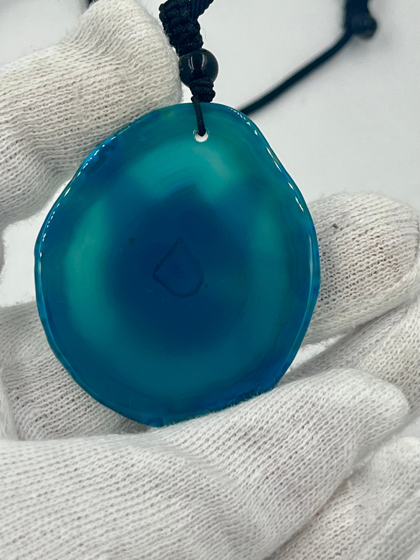 Einzigartige Anhänger /Das Fuchsbaby/Achat/Hand bemalt Juwelen und tragbare Kunst /Natur Schmuck