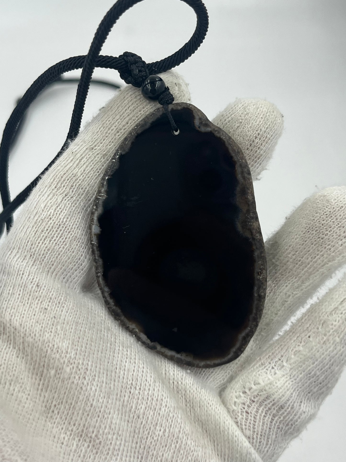 Einzigartige Anhänger /Der Löwe/Achat/Hand bemalt Juwelen und tragbare Kunst /Natur Schmuck