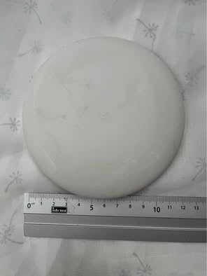 Stein Rohling 11,5 cm aus hochwertigem schweren Gips, Mandala Steine bemalen