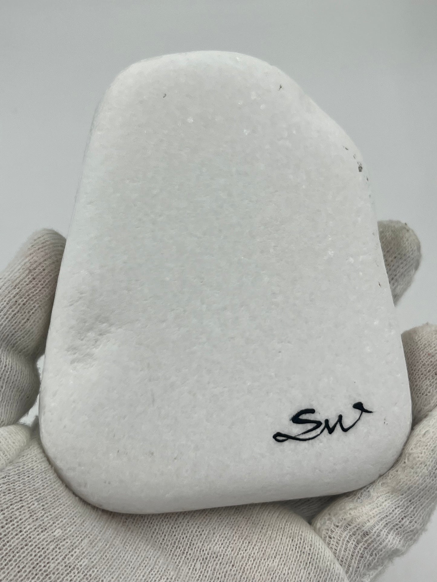 Einzigartig handbemalte Stein/der Fuchs /inklusive Tischstaffelei