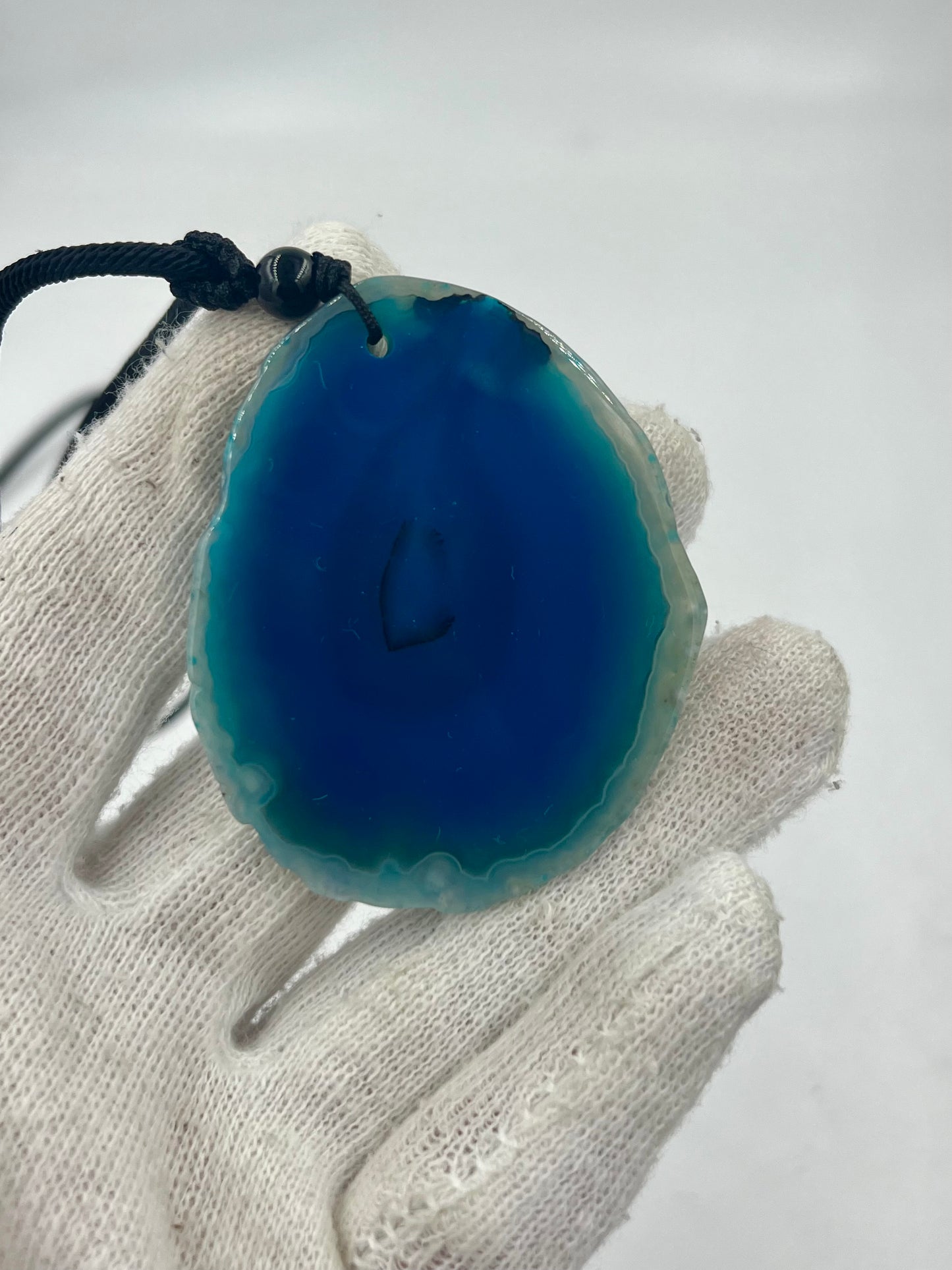 Einzigartige Anhänger /der Fuchs/Achat/Hand bemalt Juwelen und tragbare Kunst /Natur Schmuck