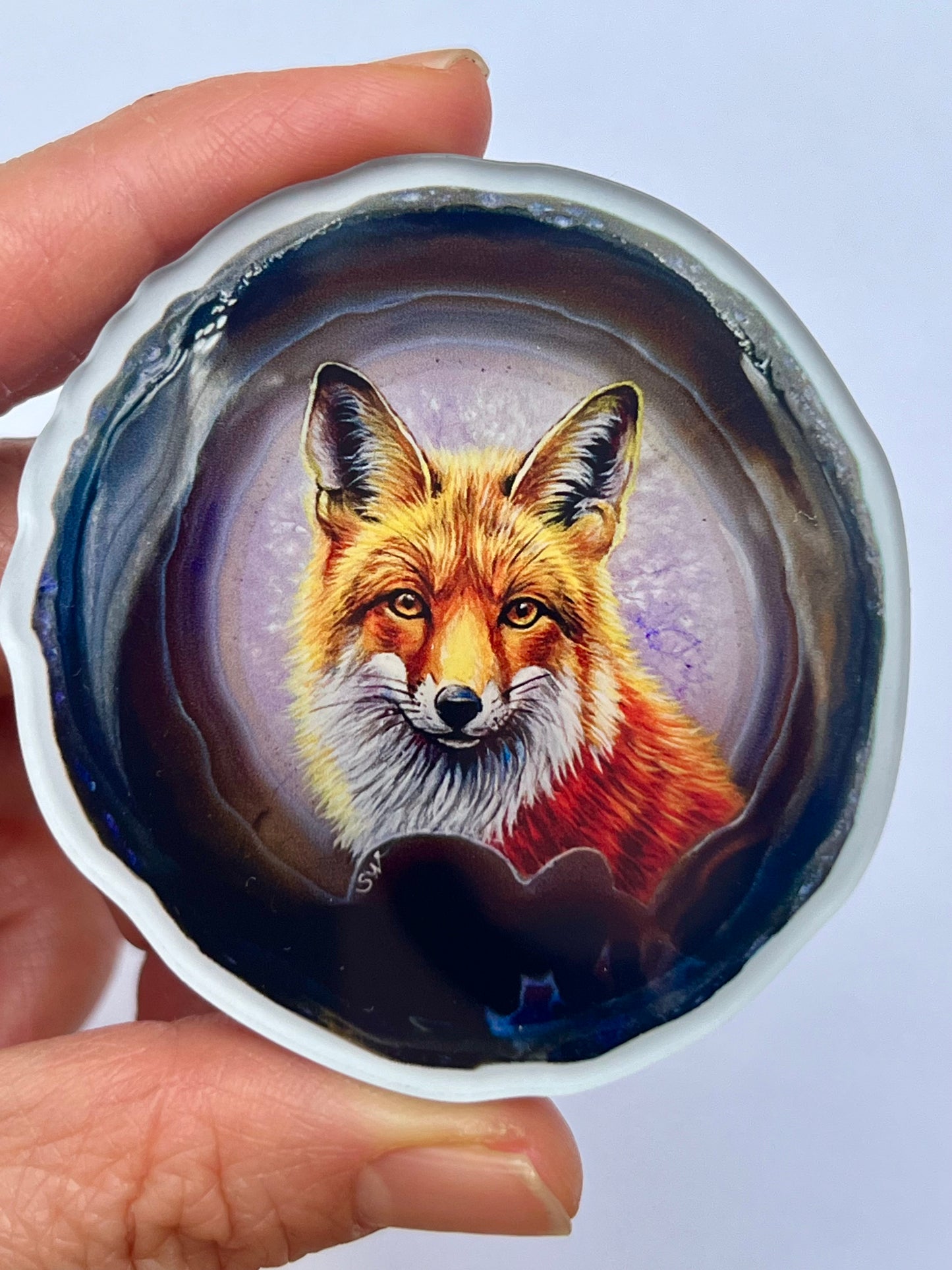 Kühlschrankmagnete, der Fuchs ,Kühlschrankdekoration, Kunstdruck