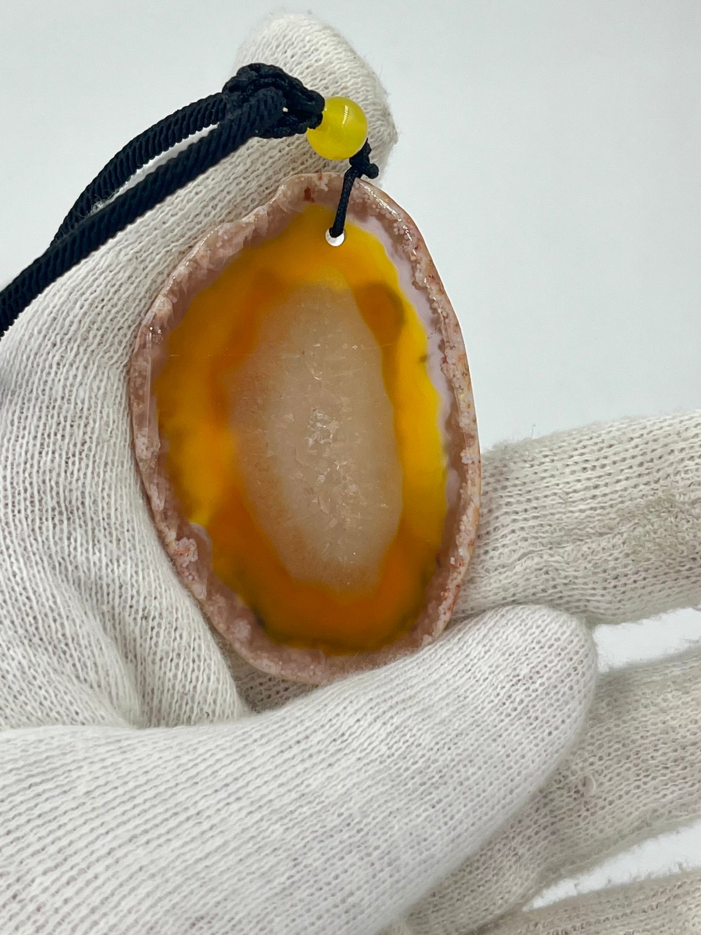 Einzigartige Anhänger /der Tigerbaby/Achat/Hand bemalt Juwelen und tragbare Kunst /Natur Schmuck