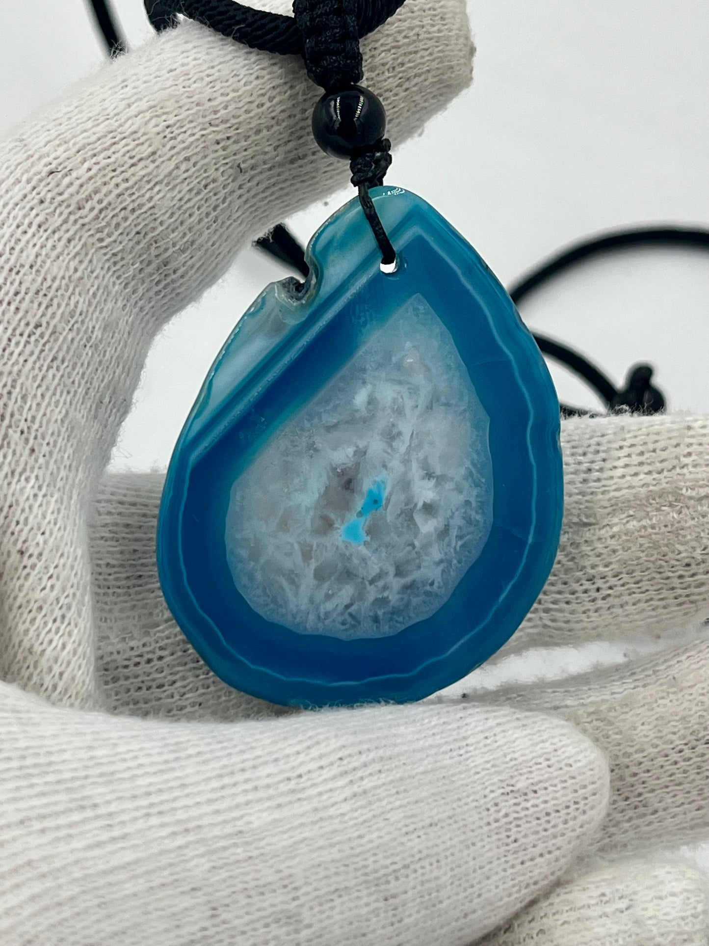 Einzigartige Anhänger /Der Eisvogel/Achat/Hand bemalt Juwelen und tragbare Kunst /Natur Schmuck