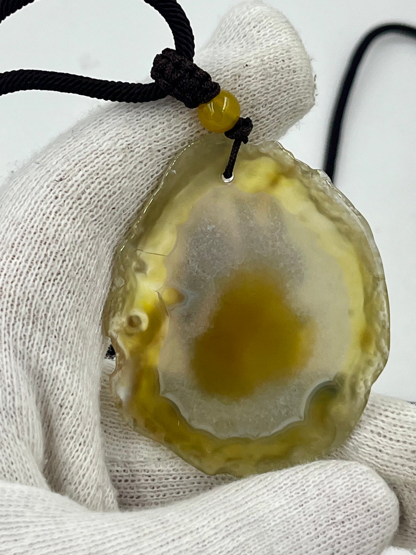 Einzigartige Anhänger /Das Eichhörnchen/Achat/Hand bemalt Juwelen und tragbare Kunst /Natur Schmuck