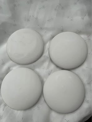 Stein Rohling 11,5 cm aus hochwertigem schweren Gips, Mandala Steine bemalen