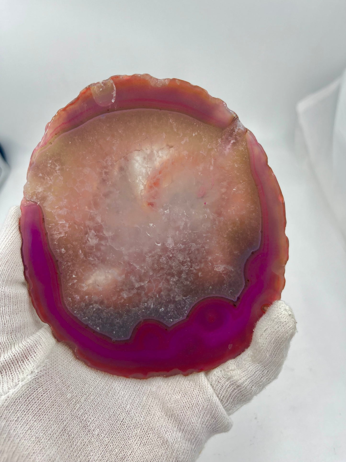 Einzigartige bemalt Achatscheibe/Das Eichhörnchen/Hand bemalt /Deko/Tierpotrait/ink.Metallständer