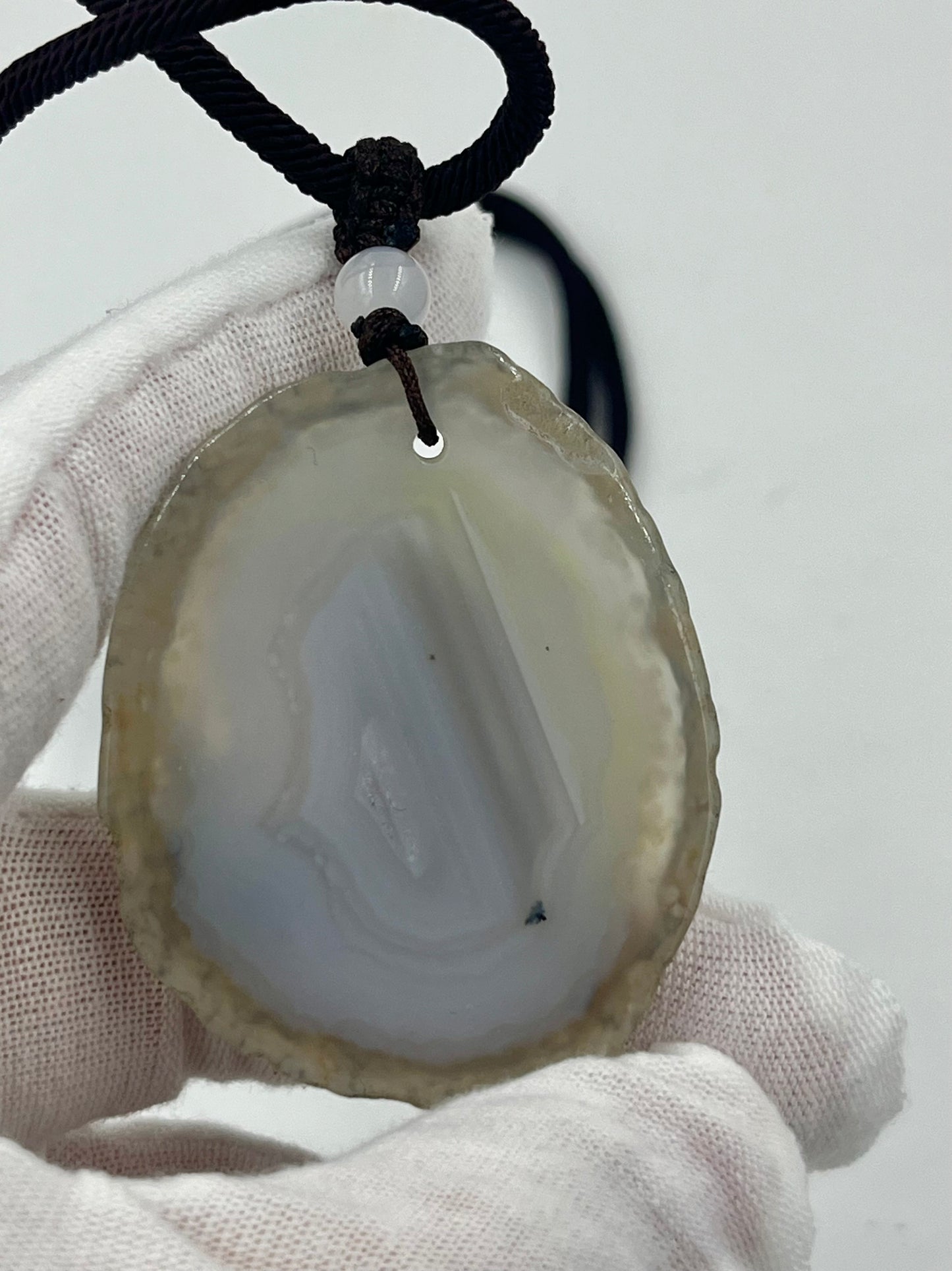 Einzigartige Anhänger /Der Spatz/Achat/Hand bemalt Juwelen und tragbare Kunst /Natur Schmuck