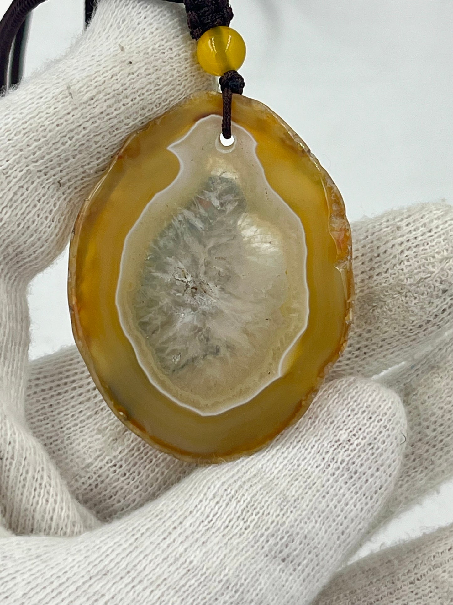 Einzigartige Anhänger /Der Eisvogel/Achat/Hand bemalt Juwelen und tragbare Kunst /Natur Schmuck