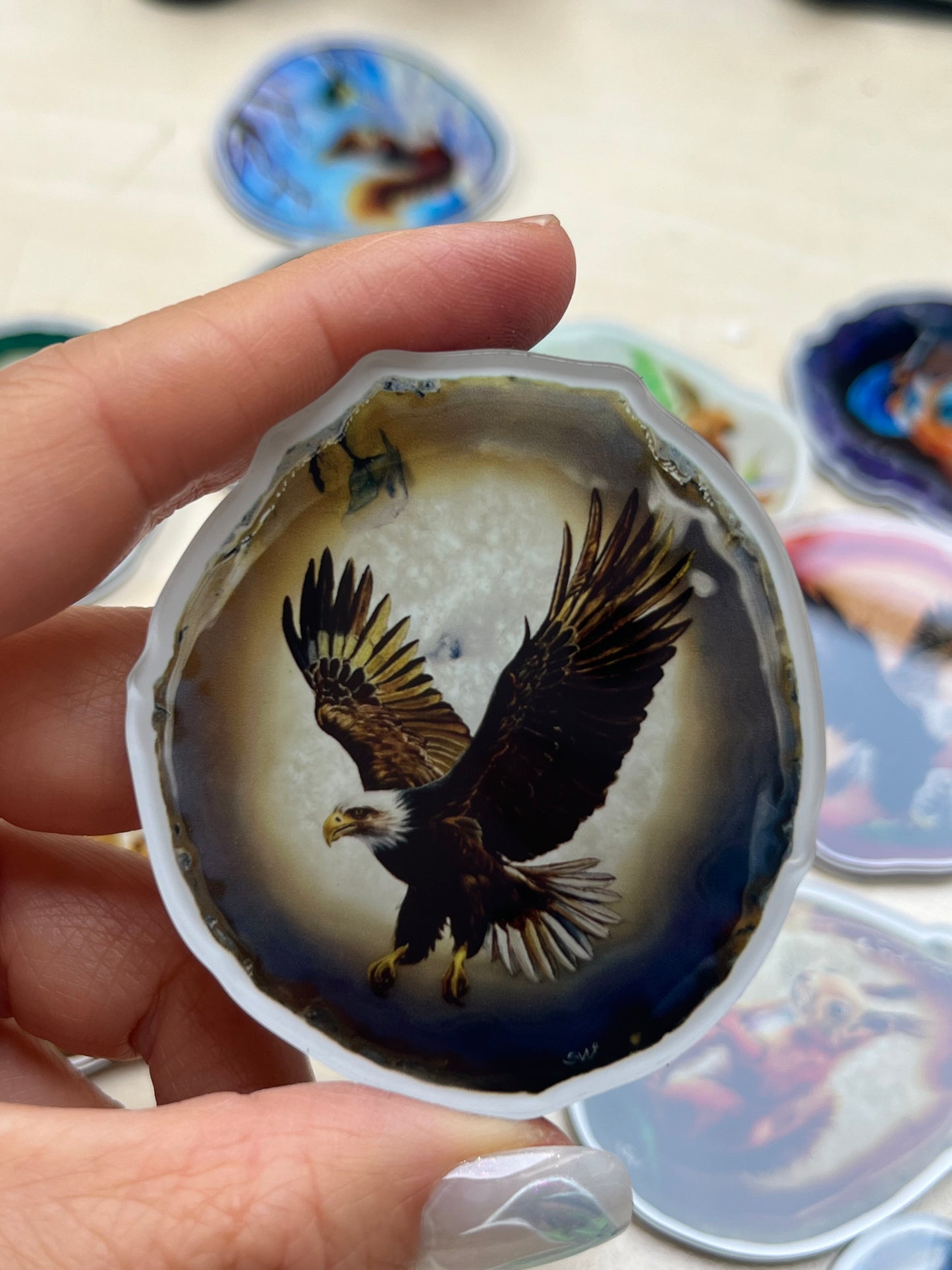 Kühlschrankmagnete, Der Adler ,Kühlschrankdekoration, Kunstdruck