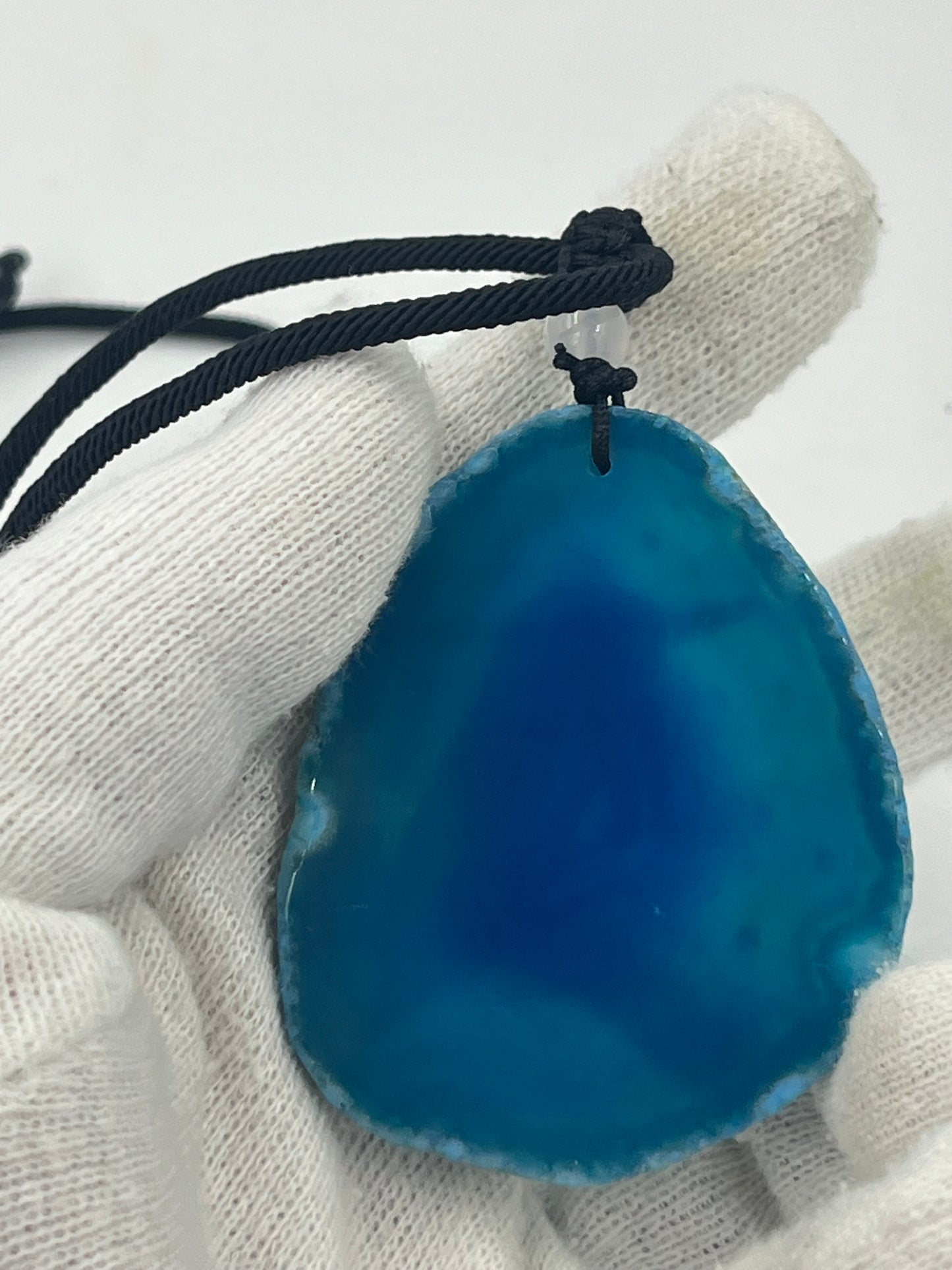 Einzigartige Anhänger /Der Eisvogel/Achat/Hand bemalt Juwelen und tragbare Kunst /Natur Schmuck